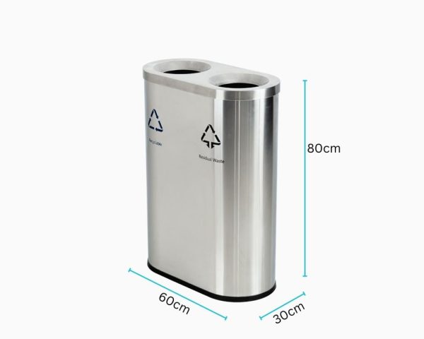 47db6097-e8a1-4ca3-b259-041004e9ba66-1000x800-jXaob2TeFwdiA94ySGluOBNsIEphUKNG9R2VkSCP سلة فرز نفايات مفتوح استيل - تاج الهفوف للرفوف