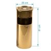994be3e7-26ce-4fc7-8cb8-58f9722ae838-1000x800-oKr0ytWLHzwnowzhNnpcuk6HceZBenaPsRrLUxZf طفاية سجائر مع سلة نفايات استيل غطاء مخرم - تاج الهفوف للرفوف
