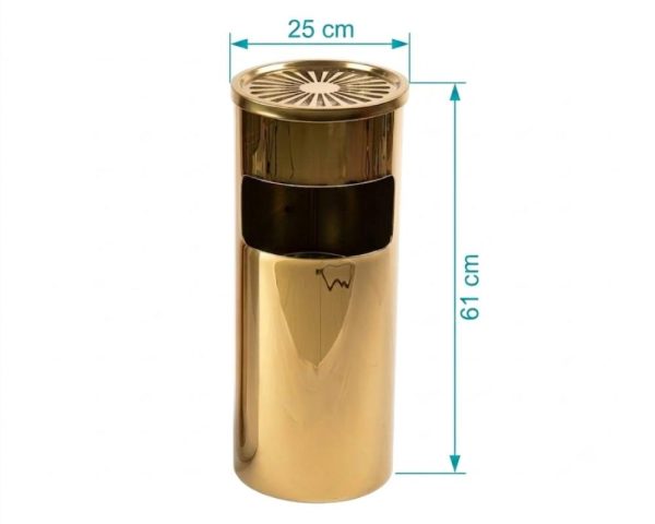 994be3e7-26ce-4fc7-8cb8-58f9722ae838-1000x800-oKr0ytWLHzwnowzhNnpcuk6HceZBenaPsRrLUxZf طفاية سجائر مع سلة نفايات استيل غطاء مخرم - تاج الهفوف للرفوف