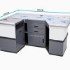 CE218B9o8mVQJziC5Z8ixWcernaNQPxuJ96EK8e4 كاشير سوبر ماركت ابيض على رصاصي - تاج الهفوف للرفوف